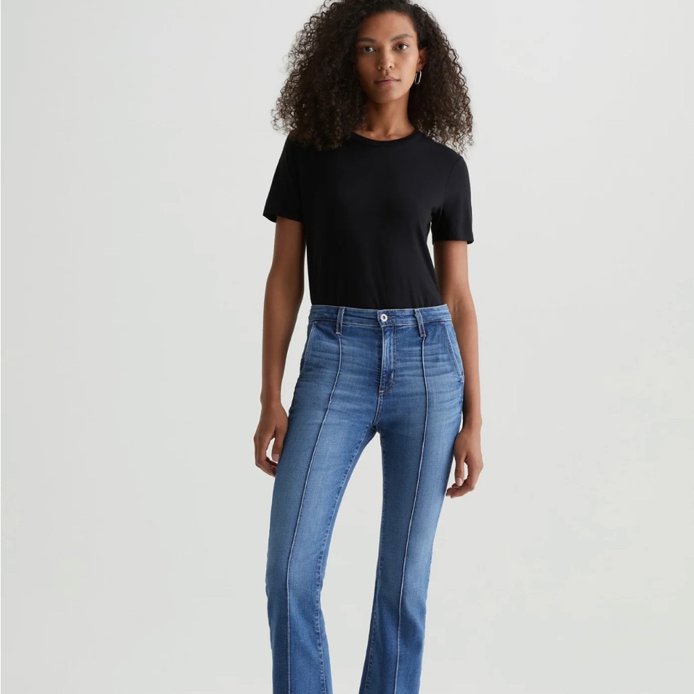 Ag Adriano Goldschmied Blue Flare & Wide Leg Jeans